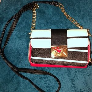 Red & Black Betsey Johnson Clutch
